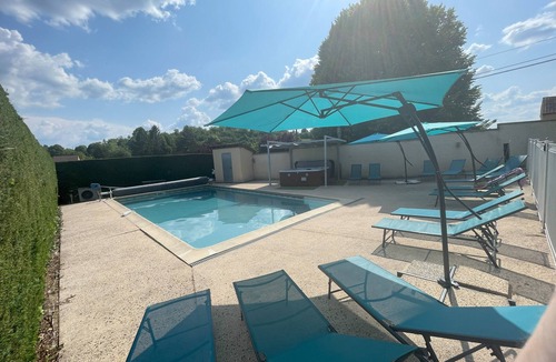 Sarlat-la-Caneda House | SARLAT-LA-CANEDA: Private pool HEATED-JACUZZI-LINGE HOUSE-BEDDING XL-CLIM