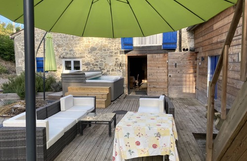 Bazens House | Sleeps 4 ideal for 2 couples own pool,hot tub 2 gites side by side