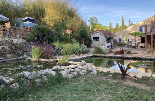 Bazens House | Sleeps 4 ideal for 2 couples own pool,hot tub 2 gites side by side