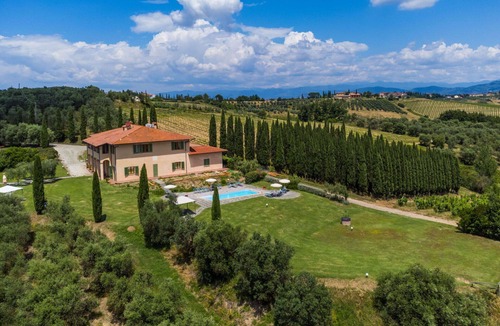Cerreto Guidi Villa | Stunning private villa with private pool, A/C, WIFI, TV, terrace, pets allowed and panoramic view