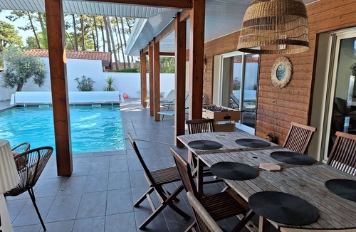 Mimizan Villa | Sublime Villa Landaise, Avec Piscine, Ideale en Famille, à 2 pas de la mer