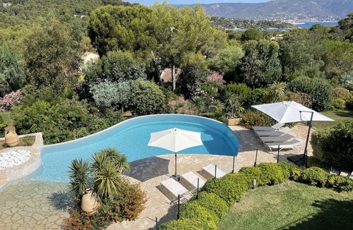 Cap Benat Villa | Superb villa in Cap Benat domain, sea view, pool and close to private beaches.