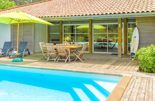 Moliets-et-Maa Villa | Villa avec Piscine Privée | WiFi Gratuit + Parking