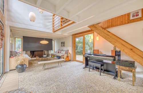 Piraillan Villa | Villa Cap-Ferret, vue bassin-pinède