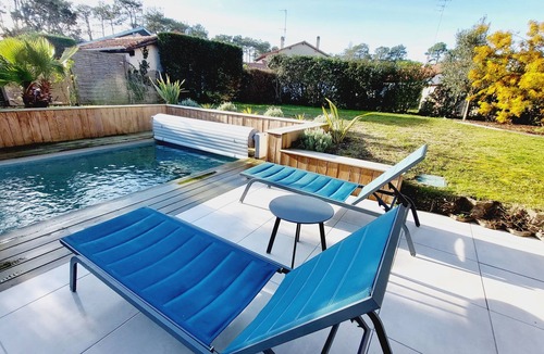 Tarnos Villa | Villa Contemporaine Avec Piscine Privée Plage à Pied - 8 Personnes