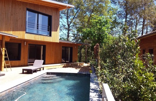 Messanges Villa | Villa d architecte neuve en bois proche plage