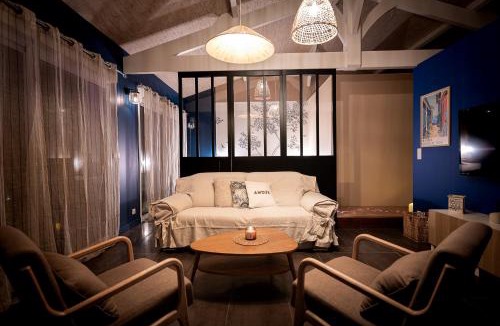 Biscarrosse House | Villa Eden Bleu - Piscine et jacuzzi privé - Logement classé 4 étoiles