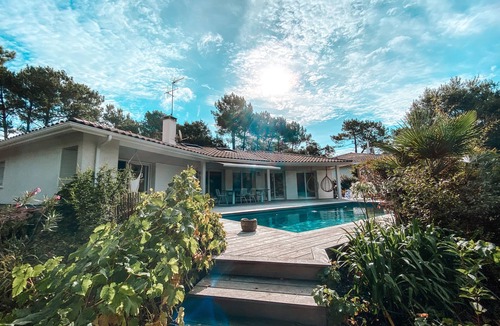 Seignosse Villa | Villa heated pool 4 bedrooms - golf and surf beaches - Seignosse Hossegor