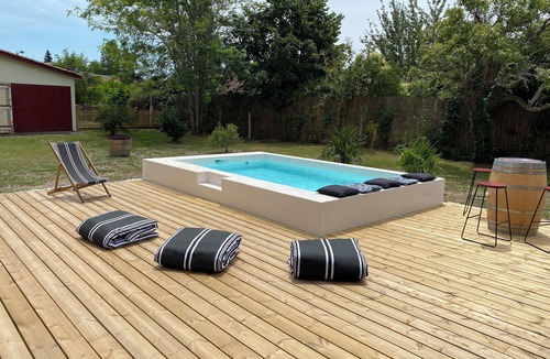 Lit-et-Mixe House | Villa-jardin-piscine-