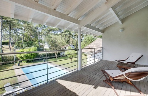 Les Estagnots Villa | Villa lac Hossegor pour 10 avec climatisation et piscine chauffée