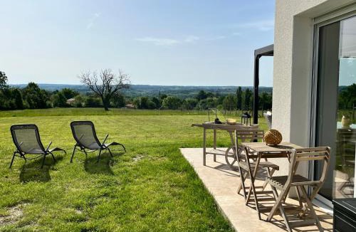 Villetoureix Villa | Villa moderne vue exceptionnelle et SPA