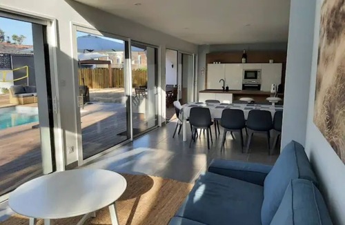 Labenne-Ocean Villa | Villa Océandes: feet in the sand, 300 m from the ocean, 12 people, swimming pool