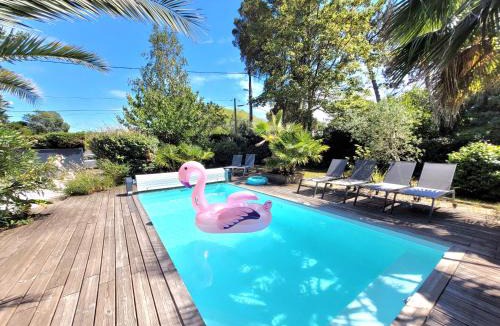 Vieux-Boucau-les-Bains House | *VILLA PALMA* 5 suites parentales, plage à 600 m, Vieux-Boucau