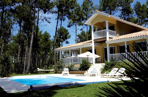 Lacanau-Ocean Villa | Villa supérieure pour 4 | Piscine privée | Jardin