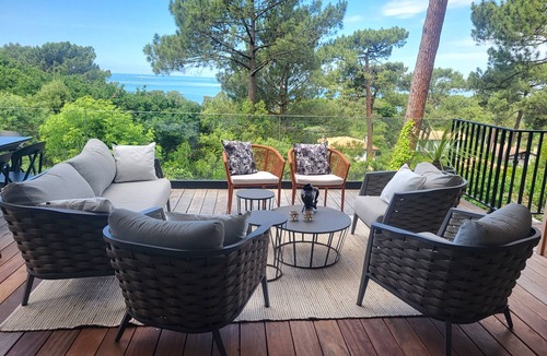 Pyla-sur-Mer Villa | Villa with swimming pool and panoramic view in Pyla, 6' walk from the beach.