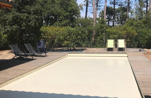 Lacanau-Ocean House | Wooden house 6/8 persons with heated swimming pool