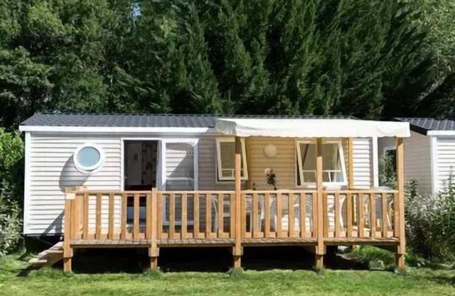 Camping Les Chèvrefeuilles * - Mobilhome for 6 people