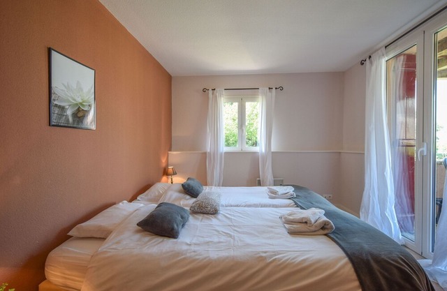 Detached house with stunning views and a private heated swimming pool.