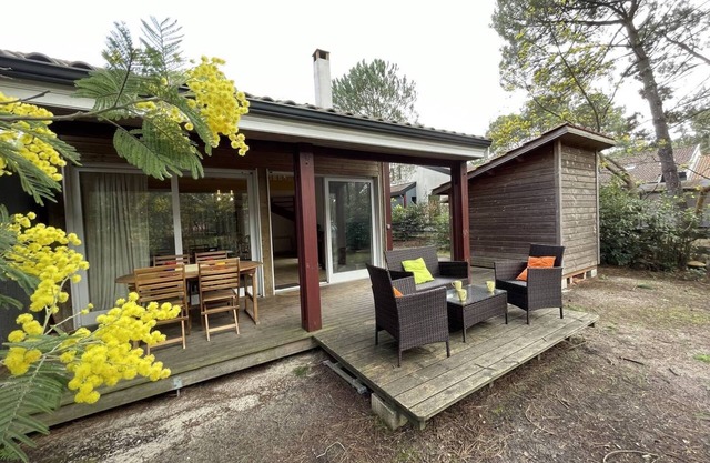 Spacious house 8 people near golf and bike paths in Lacanau Ocean
