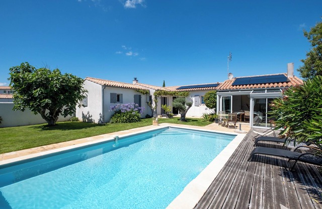 Villa by the sea.