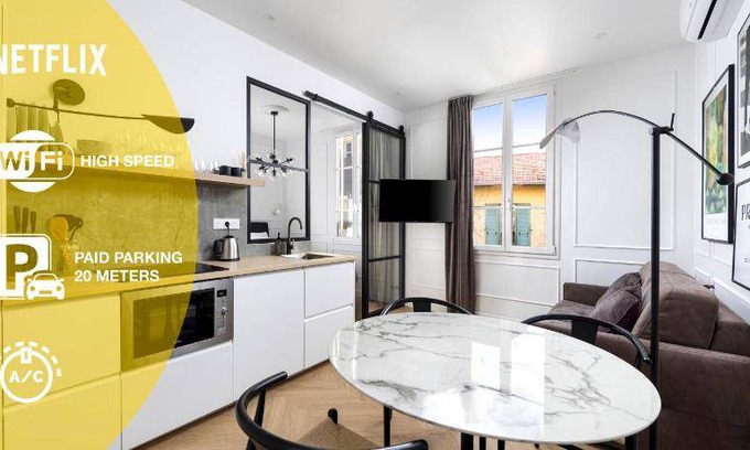 French Riviera Apartment | 38 m² Apartment ∙ 1 bedroom ∙ 4 guests