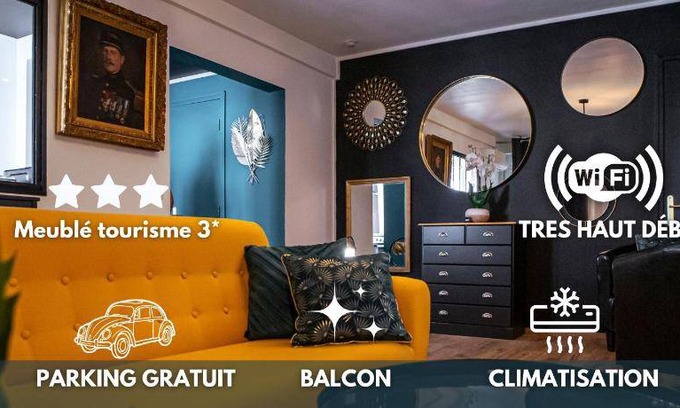 Centre Ville Apartment | 50 m² Apartment ∙ 1 bedroom ∙ 2 guests