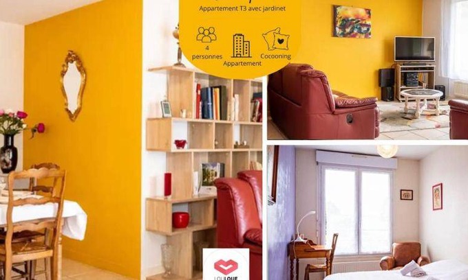 Les 3 Cites Apartment | 75 m² Apartment ∙ 2 bedrooms ∙ 4 guests