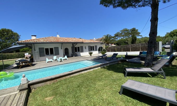 Labenne-Ocean House | Beautiful villa with pool 2 steps from the ocean