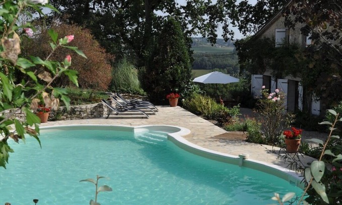 Dieulivol House | Charming farmhouse, private pool, set by orchard, lovely views over the valley.