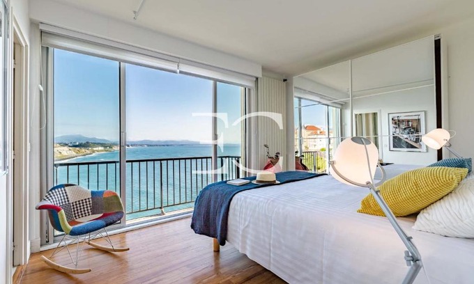 Biarritz City Centre Apartment | Easy Clés- Apartment with a stunning Ocean view - Parking