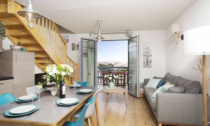 Biscarrosse Plage Apartment | Exceptional apartment ideally located - 1st line to sea - swimming pool - parking lot