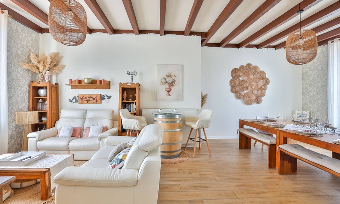 Cognac House | House 5 bedrooms #10 persons #Near downtown #Garden #Waterfront