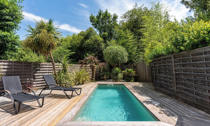 Ares House | Jolie Maison Bois Avec Piscine et Grande Terrasse en Bois - Bassin D'arcachon