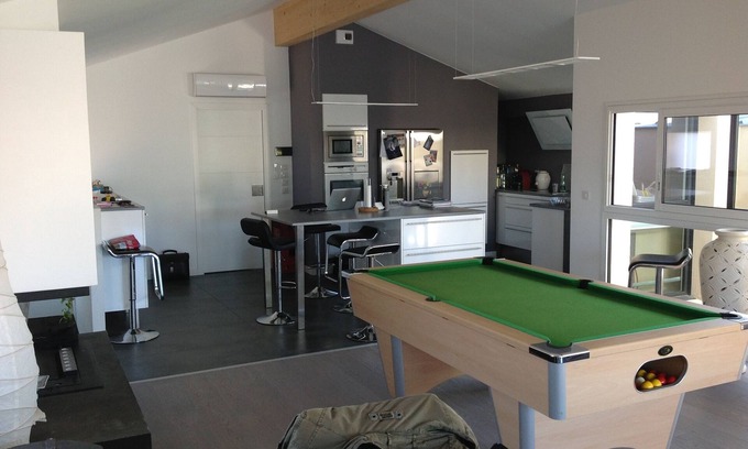 Le Bouscat House | Jolie Maison Contemporaine Avec Piscine et Spa
