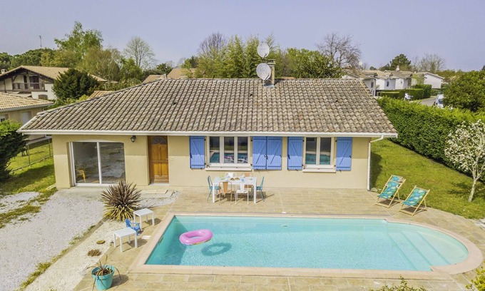 Biscarrosse House | Maison Avec Piscine 4 Chambres, 8 Couchages Biscarrosse Bourg Proche Centre Ville