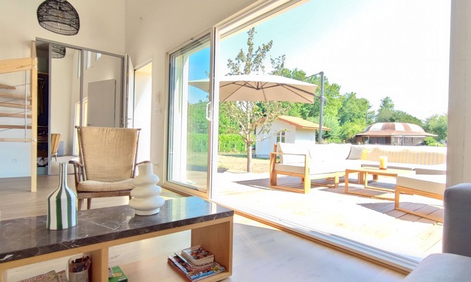 Biscarrosse House | "MILLAS HOUSE" traditional & modern 4 bdr .7 pers.
