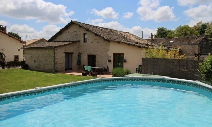 Lezay House | Private pool, spacious - can walk to local town