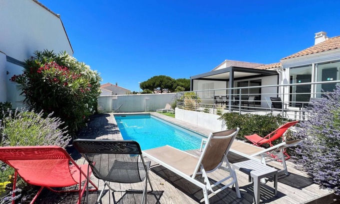 Ars-en-Re House | Superb villa with heated pool, near the sea