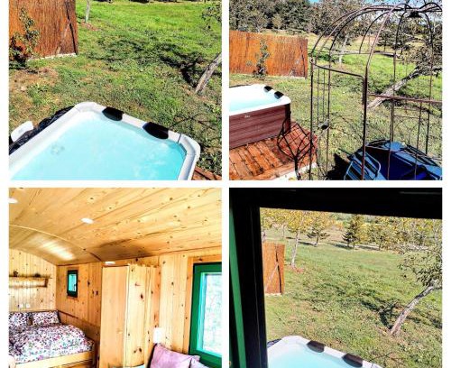 Villeneuve-sur-Lot Other | Terra Bulle Hébergement - Roulotte climatisée avec SPA privatif