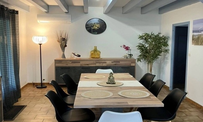 Mimizan House | Villa du Raz 2, Traditionnelle et Familiale à 40 Mètre de la Piste Cyclable