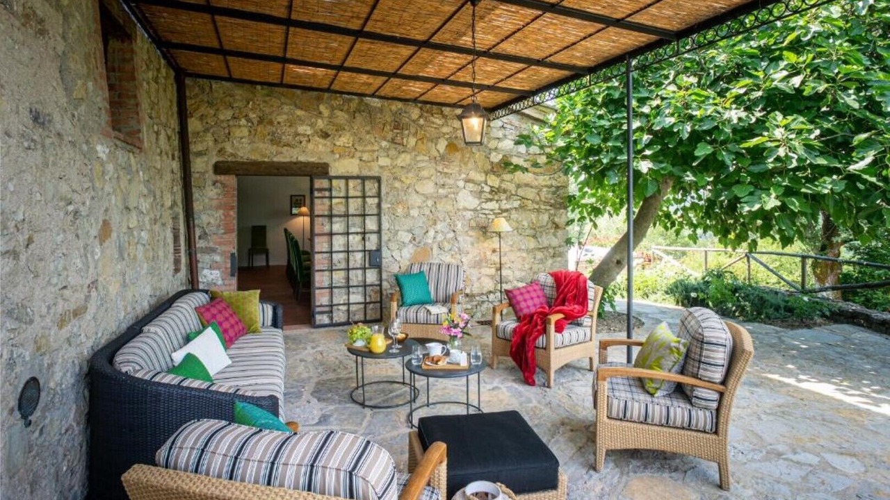 Photo of Patio Balcony in Gaiole in Chianti